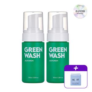 퍼퓸 여성청결제 그린모스 워시폼 100ml*2+생리대 팬티라이너 20매입