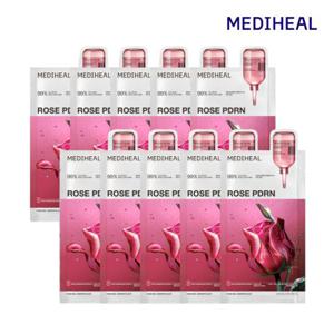 로제 PDRN 에센셜 마스크 모공 결광 10매