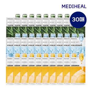 [진정 수분 장벽 케어]  에센셜 마스크 30매 SET (티트리/히알루론산/세라마이드)