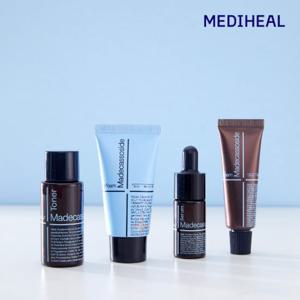 마데카소사이드 여행용 스킨케어 키트 (클렌징폼+토너+세럼+크림)