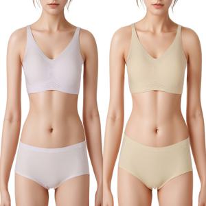 안정감있는 무봉제 퓨징브라 팬티세트 S-XL사이즈 BR1942ABP1942A
