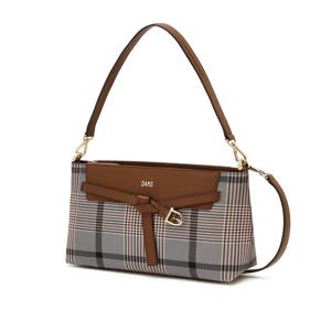 액세서리 여성 [[25SS]] WCBA5E641W2 [스테디셀러] 브라운 체크 가죽 숄더백