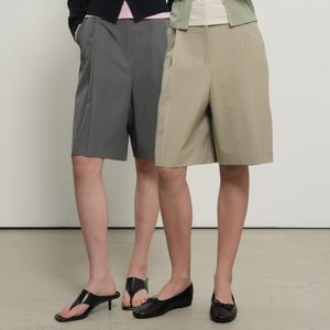 플리츠 버뮤다 슬랙스 [3COL] / GF1LPT506