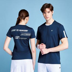 비트로 여성용 기능성 배드민턴 탁구 테니스 반팔 티셔츠 RT22021_NA