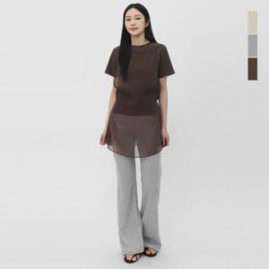 여자 시스루 뷔스티에 나시 레이어드 원피스 SFER001