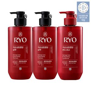 함빛 극손상 영양 샴푸 480ml 2EA+컨디셔너 480ml