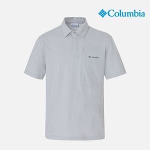 남성 히든 버튼 포켓 카라티셔츠_라이트그레이(C62-YMD615)