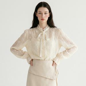 [롯데백화점](2SET) 레이스 자수 시스루 블라우스+나시 PBVFF6S1BL5181