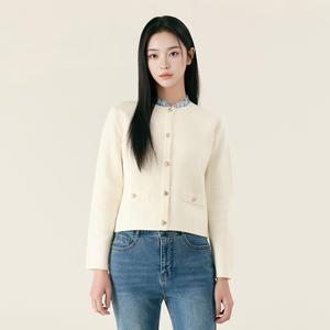 프릴 배색 가디건 RMCKG23ST1