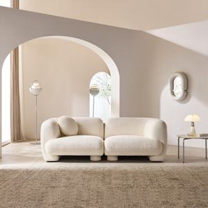 오브니 2시트 w2100 패브릭 소파 부클레(3인용)