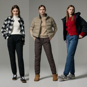 여성 패딩 조거팬츠 3종 (F515W-3)