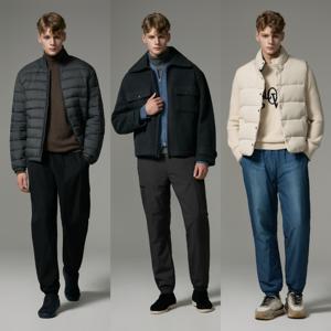 남성 패딩 조거팬츠 3종 (F515M-3)