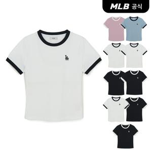 26SS 여성 베이직 스몰로고 링거 티셔츠 (9 COLOR) 3FTSB0263