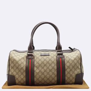 고이비토 중고명품 -  WEB 웹 삼선 스티치 보스톤 토트백  - K29759GU