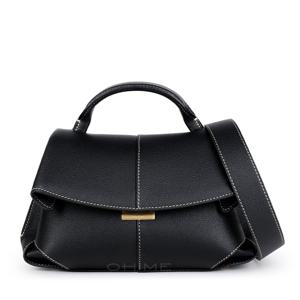 폴렌느 토트백 MOKKI MINI 모키 미니 블랙 에크루 스티치