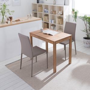 뉴시나몬 2인 원목 식탁세트(토핑체어)