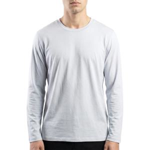 인견 면 이중지 솔리드 남성 홈웨어상의 EZ2962