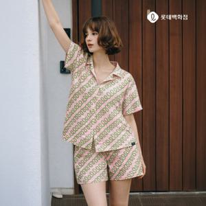 [피앳유즈] 레이온 노버튼 여성 파자마세트 WP832