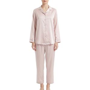 프리미엄 실크100 솔리드 여성파자마 WP8891A