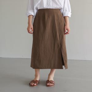 [최초가 95000원] 크링클 슬릿 스커트