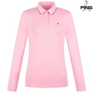 [양말드림]여성 카라 배색 포인트 긴팔 티셔츠 121F1TO051_PK