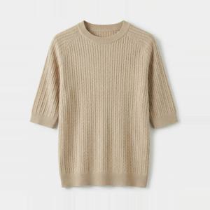 [브리치] KARRA / 트위스트7부라운드니트 A3F0969