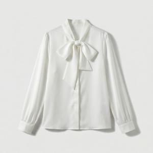 [브리치] KARRA / 실크터치빅리본블라우스 A3F0391