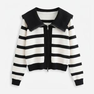 [브리치] KARRA / 와이드세라투웨이집업가디건 A4F0524