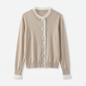 [브리치] KARRA / 레이스포인트라운드가디건 A3F0764