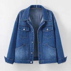 [브리치] KARRA / (77까지)사선컷포켓데님자켓 A5S0380