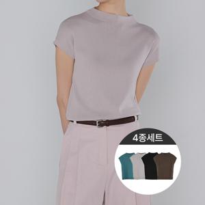 캡소매 인견 니트 4종세트