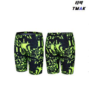티막 피트니스 5부 남자 실내수영복 UKF0416-NV