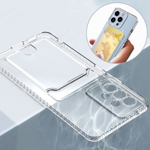 1+1 갤럭시A34 5G A346 슬림 카드슬롯 수납 투명 젤리 케이스