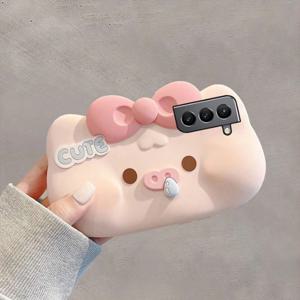 갤럭시s25  24 23 22 21 노트20 10 a시리즈 콧물 돼지 폰 케이스