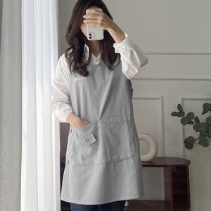 한스갤러리 원피스 보육 교사 어린이집 앞치마 모던 앞치마 FREE