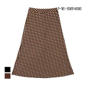 도트 패턴 롱 스커트_MB1YSKM304Z