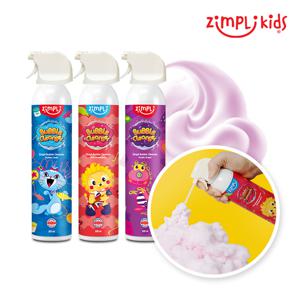 짐플리키즈 유아버블클렌저 버블건 300ml 3종 세트 (소다/딸기/포도)