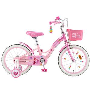 [다운로드쿠폰] 시크릿쥬쥬 어린이 자전거 18인치 2025년형 보조바퀴 네발자전거 / 번호키 포함 (반조립)