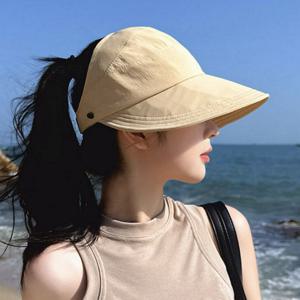 여자 여름 데일리 선캡 햇빛차단 여성 챙모자 썬바이저 벙거지 모자