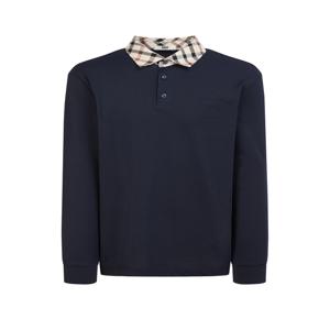 남성 [[25SS]] WMTS5A306N2 [스테디셀러] 네이비 로고자수 면혼방 긴팔카라티셔츠