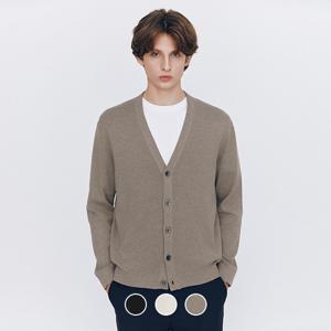 056502 12gg 코튼/폴리 하프밀란 브이넥 가디건