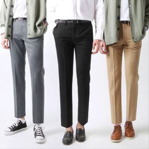 남성 히든밴드 10부 스판 슬랙스 팬츠 AD2953 면바지 남자청바지 남자여름바지 남자슬랙스