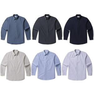 7컬러 미라쿨 루즈핏 트윌 캐주얼 셔츠_ABF2WC1101_7COR_DG