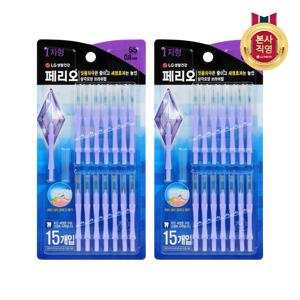 페리오 치간칫솔 I자형 SS 15개입 x 2개