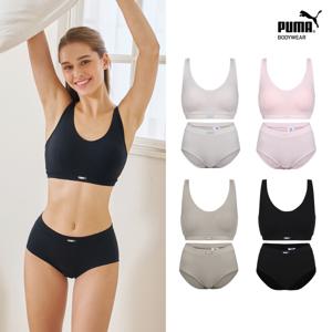 [푸마] 여성 레이온 골지 브라팬티 8종세트
