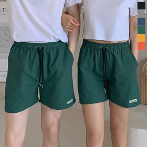 썸머 커플룩 초경량 나일론 6컬러 4부 레저 숏팬츠 반바지 빠른건조 비치 여행 수영 TZ25317P
