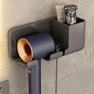 쿨샵 무타공 벽걸이 다용도거치대 드라이어 거치대 컵받침대 규조토컵받침대 실리콘컵받침