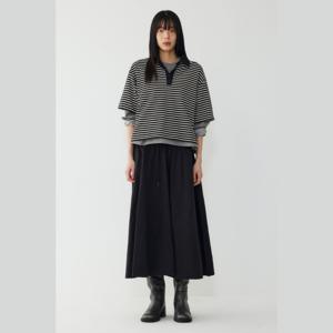 [롯데백화점][톰보이]스트라이프 카라 넥 반팔 티셔츠(9176222999).CNN