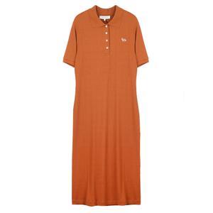 베이비 폭스 여성 카라 반팔 롱 원피스 MW01611-KJ0134-P261