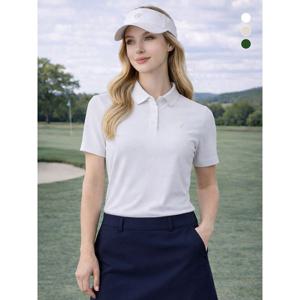 [하프클럽] 26SS신상 여성 소프트 냉감 골조직 반팔 카라티_NARMLTS076